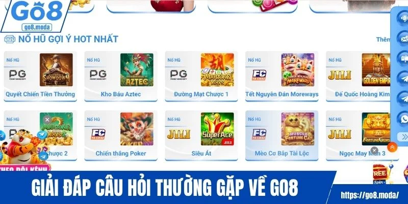 Giải đáp các câu hỏi thường gặp về GO8